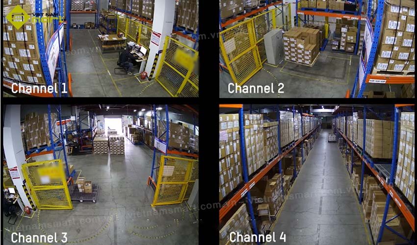 Camera IP đa cảm biến 4 hướng Hikvision DS-2CD6D54G1-ZS/RC Camera DS-2CD6D54G1-ZS/RC có 4 ống kính riêng biệt