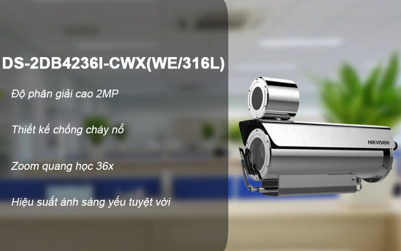 Camera chống cháy nổ 2MP 36x Hikvision DS-2DB4236I-CWX(WE/316L)