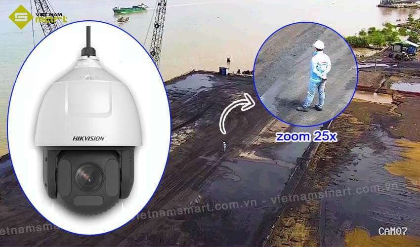 Camera Hikvision DS-2DF7C425IXG-EL có khả năng zoom 25x