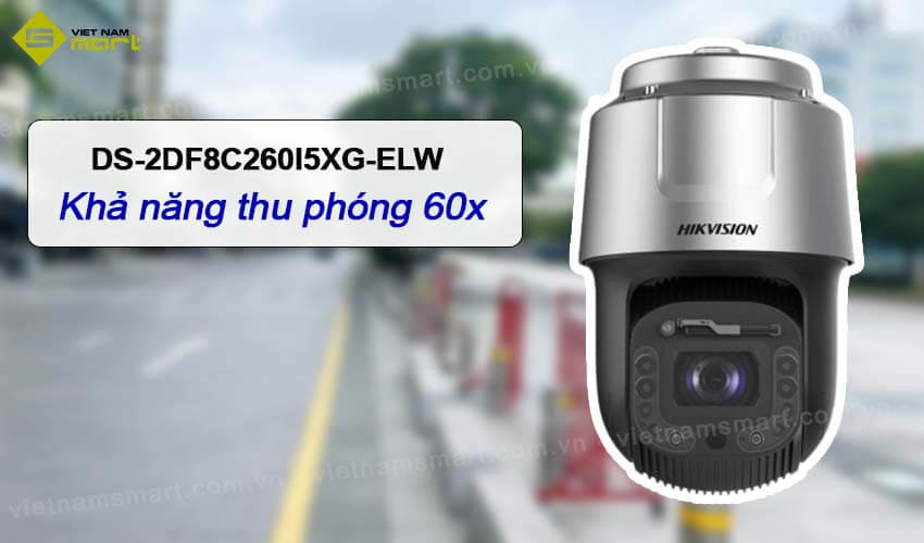 Camera 2MP Hikvision DS-2DF8C260I5XG-ELW cho phép zoom 60x