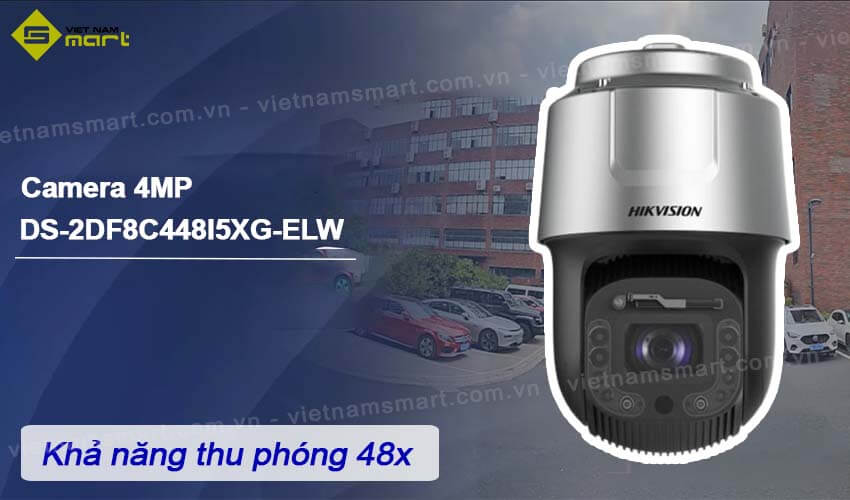 Camera PTZ 4MP Hikvision DS-2DF8C448I5XG-ELW zoom 48x Mô tả camera 4MP Hikvision DS-2DF8C448I5XG-ELW