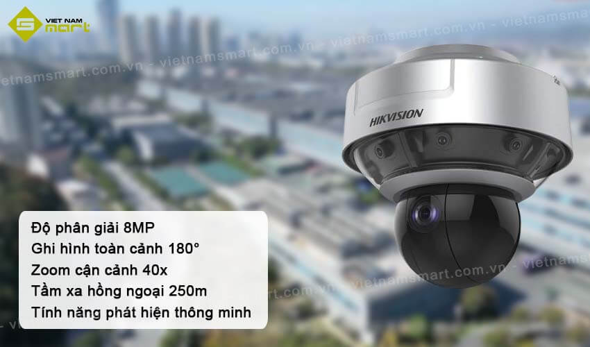 Camera toàn cảnh PTZ 180° DS-2DP0818ZIXS-DE/440(F0)(P4) Đặc điểm nổi bật của camera DS-2DP0818ZIXS-DE/440(F0)(P4)