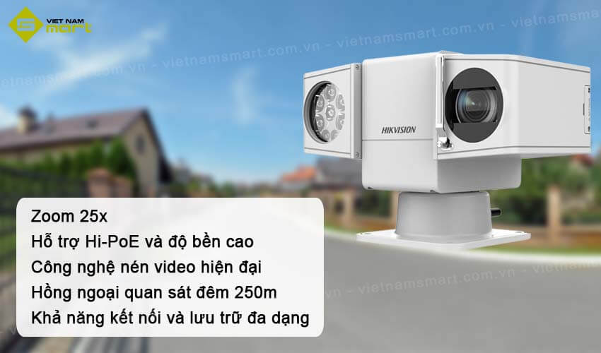 Camera PTZ 2MP Hikvision DS-2DY5225IX-AE(T5) zoom 25x Đặc điểm nổi bật của camera DS-2DY5225IX-AE(T5)