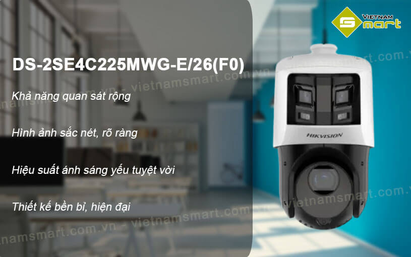 Camera PTZ toàn cảnh 2MP Hikvision DS-2SE4C225MWG-E/26(F0)