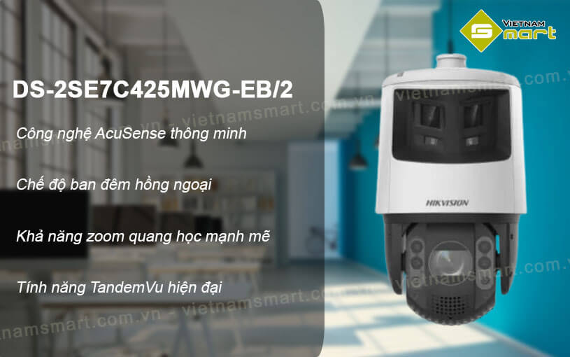Camera mạng 4MP TandemVu Hikvision DS-2SE7C425MWG-EB/26(F0) Camera mạng 4MP TandemVu Hikvision DS-2SE7C425MWG-EB/26(F0)