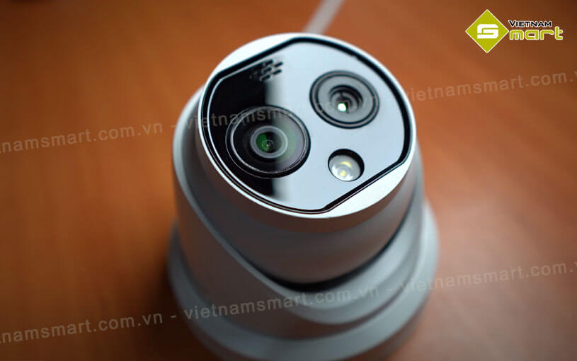 Camera đo nhiệt ống kính quang phổ kép Hikvision DS-2TD1228-2/QA Camera đo nhiệt ống kính quang phổ kép Hikvision DS-2TD1228-2/QA