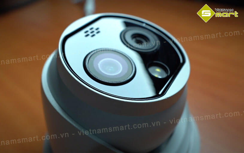 Camera đo nhiệt ống kính quang phổ kép Hikvision DS-2TD1228-2/QA Camera đo nhiệt ống kính quang phổ kép Hikvision DS-2TD1228-2/QA