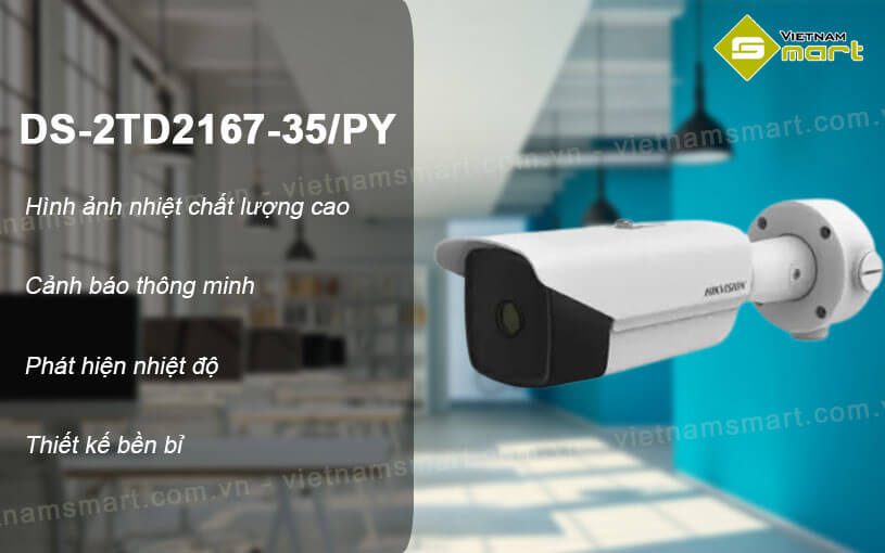 Camera cảnh báo nhiệt Hikvision DS-2TD2167-35/PY