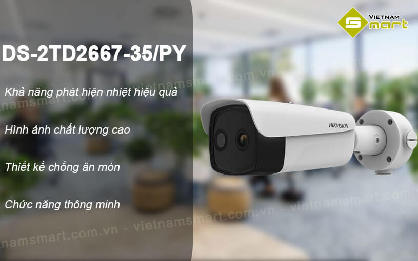 Camera nhiệt chống ăn mòn Hikvision DS-2TD2667-35/PY Camera nhiệt chống ăn mòn Hikvision DS-2TD2667-35/PY
