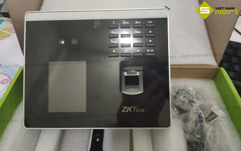 Máy chấm công khuôn mặt ZKTeco MB50-VL Lite Cận cảnh máy chấm công xác minh khuôn mặt MB50VL-Lite