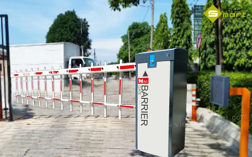 Barrier hàng rào Magnet BR660T_FE Cổng barrier điện Magnet BR660T_FE