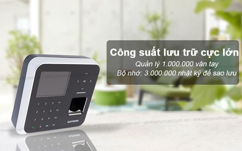 Suprema BioStation 2 BS2-OEPW lưu trữ 3 triệu sự kiện