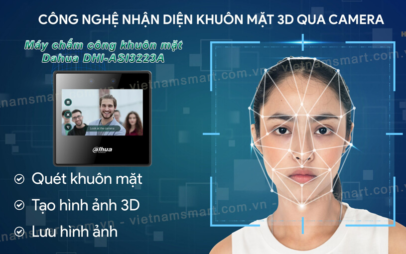 Máy chấm công khuôn mặt Dahua DHI-ASI3223A Giới thiệu về thiết bị máy chấm công khuôn mặt Dahua DHI-ASI3223A