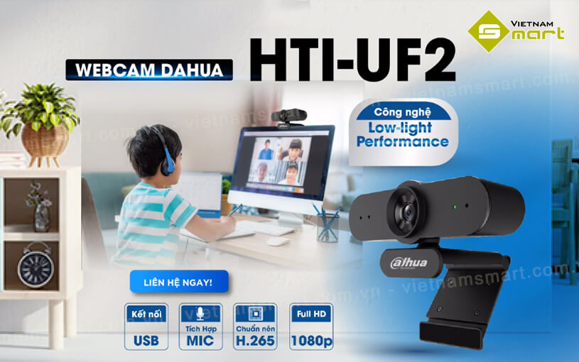 Công nghệ Low-light Performance trên webcam HTI-UF2 thế hệ mới nhất
