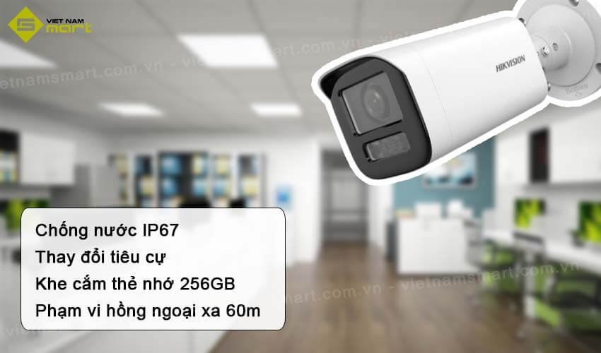Camera mạng 4MP Hikvision DS-2CD3641G2-IZS đa tiêu cự Đặc điểm nổi bật của camera DS-2CD3641G2-IZS