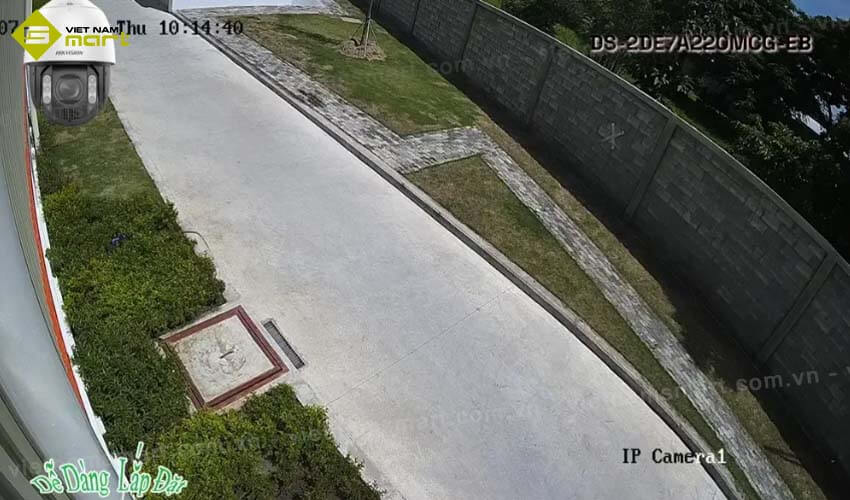 Camera PTZ 2MP Hikvision DS-2DE7A220MCG-EB zoom 20x Hình ảnh ghi lại của camera DS-2DE7A220MCG-EB