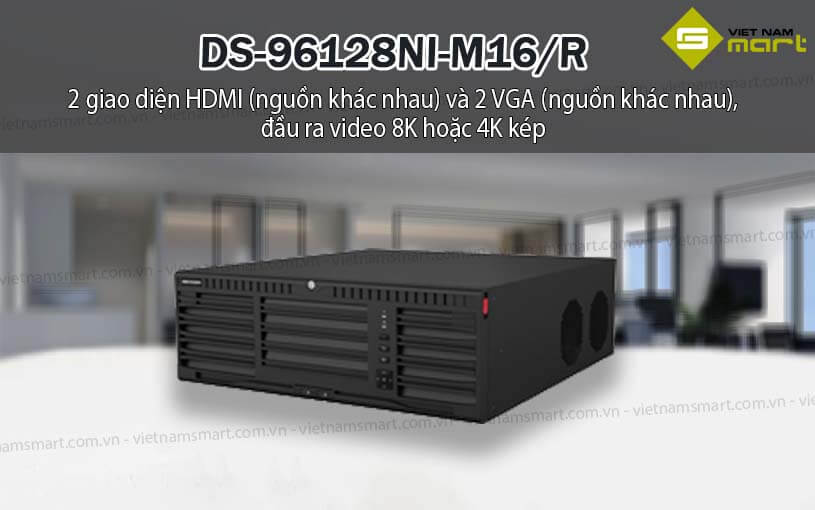 Đầu ghi hình Hikvision DS-96128NI-M16/R Đầu ghi hình Hikvision DS-96128NI-M16/R