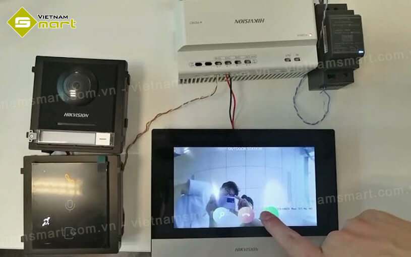 Module chỉ báo Intercom có cảm ứng Hikvision DS-KD-PMR Giới thiệu về module chỉ báo Intercom có cảm ứng Hikvision DS-KD-PMR