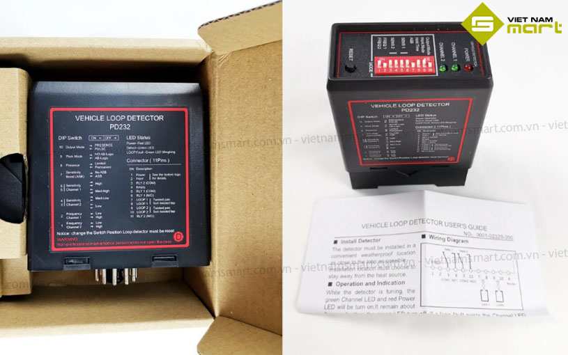 Hình ảnh thực tế của bộ dò vòng từ đôi PD-232-220V