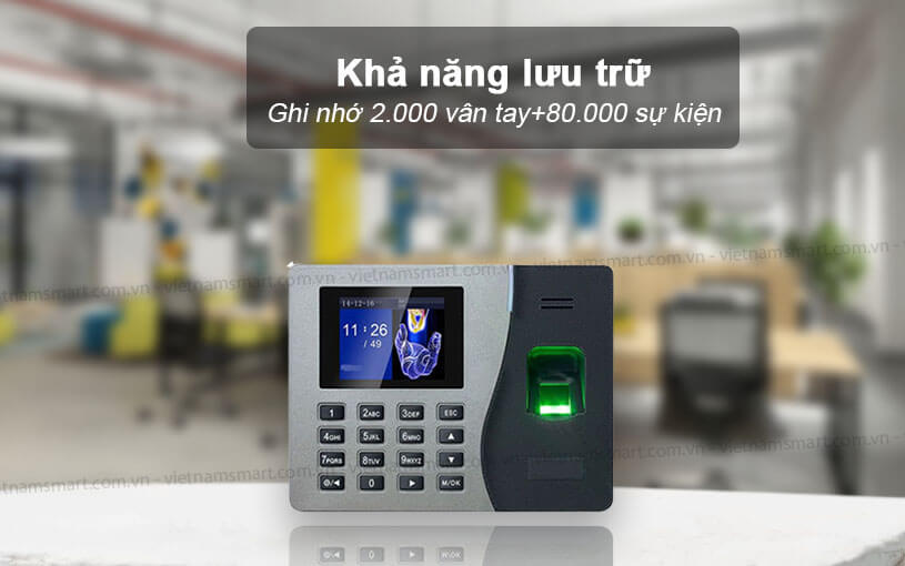 Khả năng lưu trữ của model Ronald Jack W200