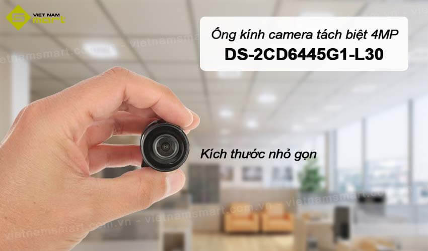 Ống kính camera mạng tách biệt 4MP Hikvision DS-2CD6445G1-L30 Giới thiệu ống kính camera Hikvision DS-2CD6445G1-L30