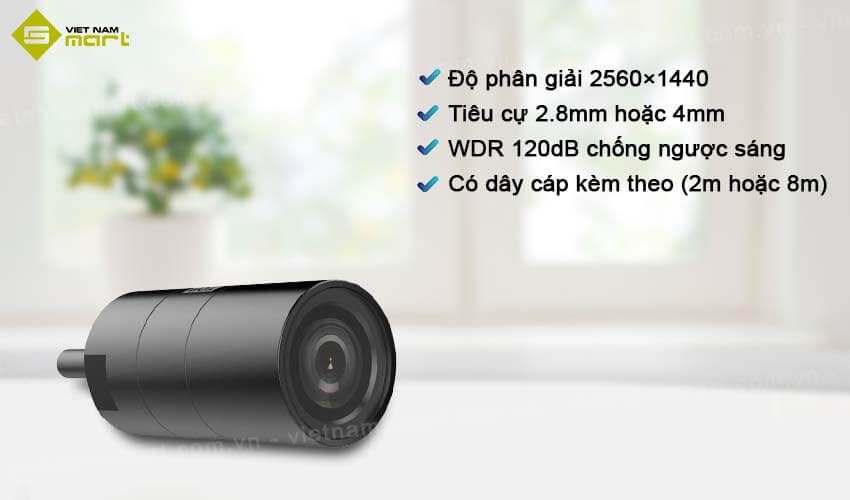 Ống kính camera mạng tách biệt 4MP Hikvision DS-2CD6445G1-L30 Tính năng nổi bật của ống kính camera DS-2CD6445G1-L30