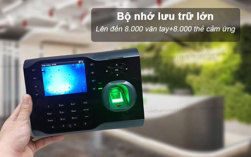 Máy chấm công vân tay Ronald Jack 9900C Máy chấm công RJ 9900-C có bộ nhớ lớn