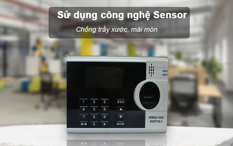 Ronald Jack 4000TID-C có sensor hiện đại