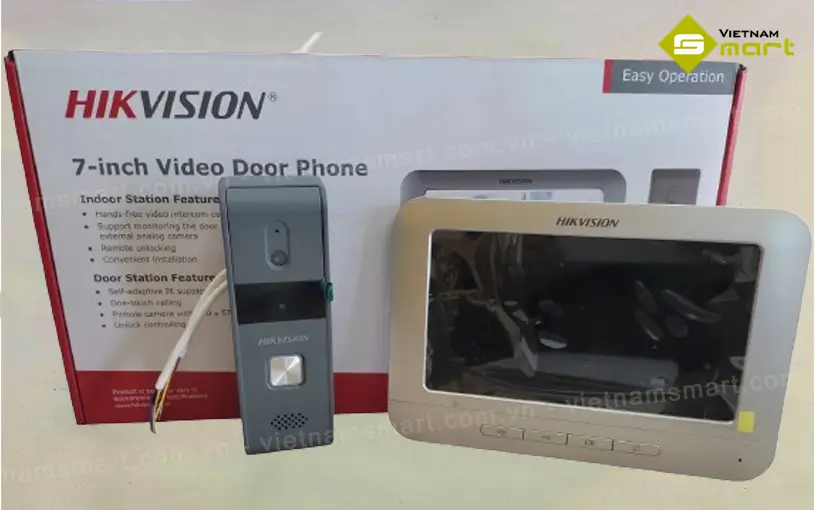 Bộ chuông cửa màn hình Hikvision DS-KIS203T Giới thiệu về bộ chuông cửa màn hình Hikvision DS-KIS203T