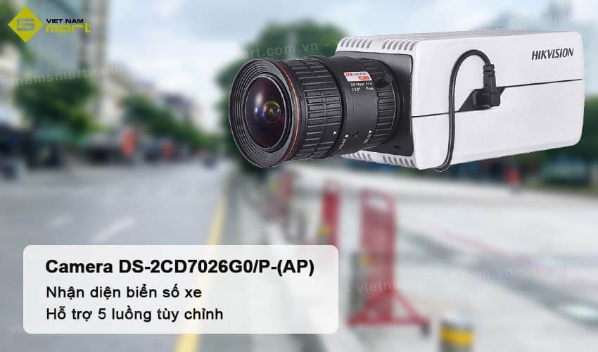 Camera hộp nhận diện biển số xe 2MP Hikvision DS-2CD7026G0/P-(AP)