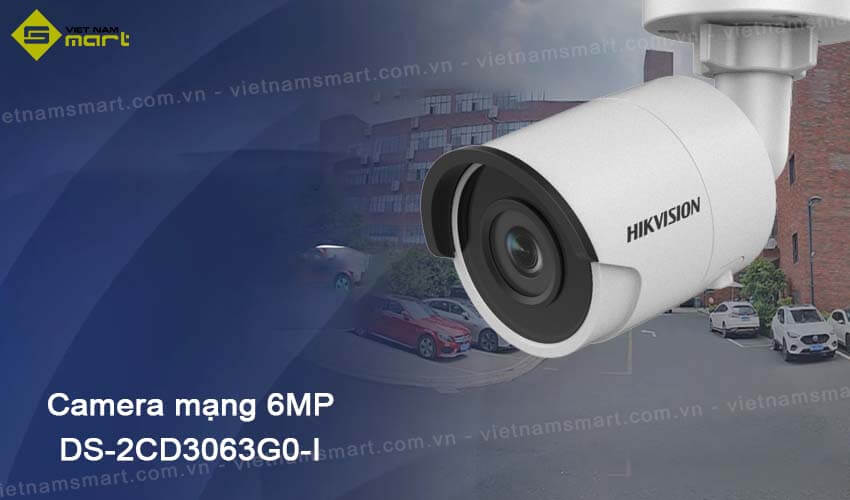 Camera mạng 6MP Hikvision DS-2CD3063G0-I Camera mạng 6MP Hikvision DS-2CD3063G0-I