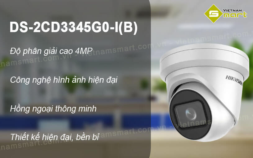 Camera Darkfighter 4MP Hikvision DS-2CD3345G0-I(B) Camera Darkfighter 4MP Hikvision DS-2CD3345G0-I(B)
