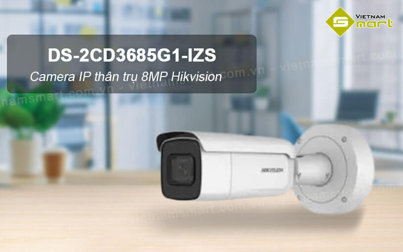 Camera IP thân trụ 8MP Hikvision DS-2CD3685G1-IZS