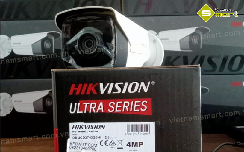 Camera IP thân trụ 4MP Hikvision DS-2CD3T43G0-4I Camera IP thân trụ 4MP Hikvision DS-2CD3T43G0-4I