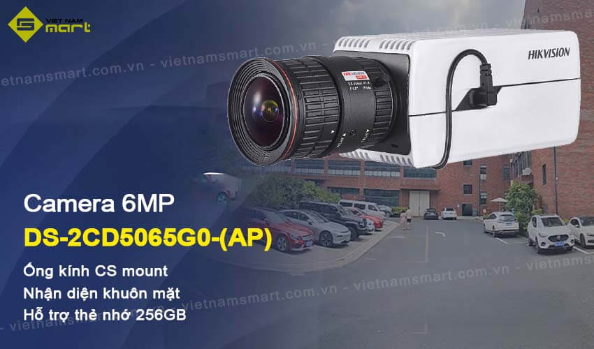 Camera mạng hộp Darkfighter 6MP Hikvision DS-2CD5065G0-(AP) Camera mạng hộp Darkfighter 6MP Hikvision DS-2CD5065G0-(AP)