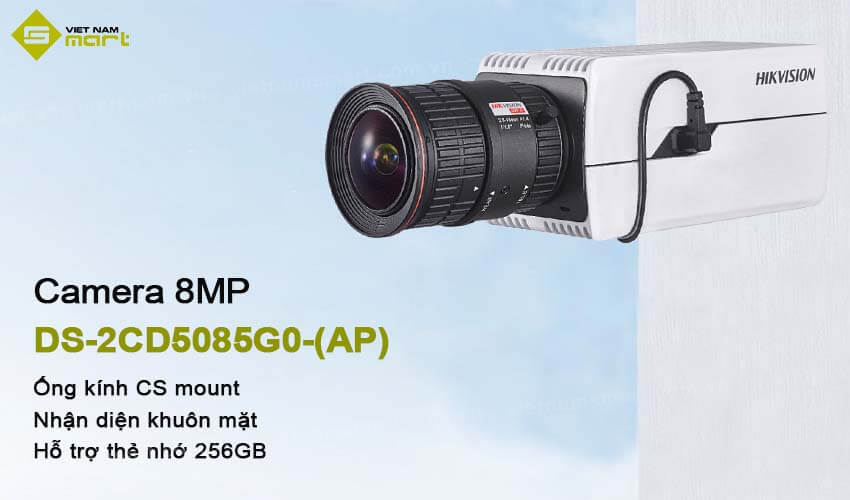 Camera mạng hộp 4K Hikvision DS-2CD5085G0-(AP) Camera mạng hộp 4K Hikvision DS-2CD5085G0-(AP)