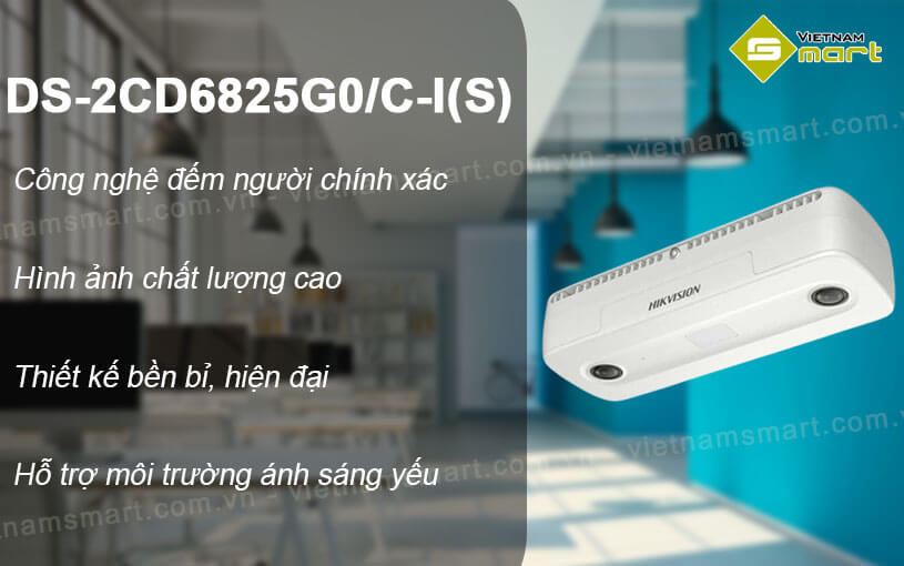 Camera đếm người Hikvision DS-2CD6825G0/C-I(S)