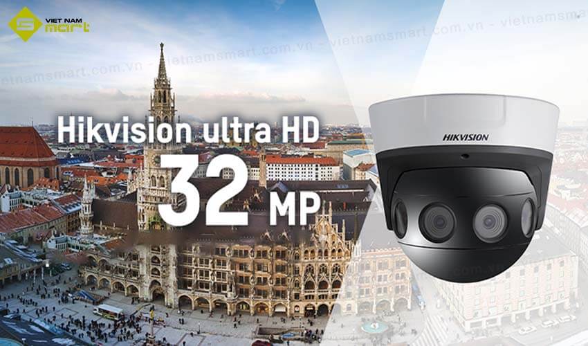 Camera mạng PanoVu 32MP 180° Hikvision DS-2CD6984G0-IH(S)(AC) Camera mạng PanoVu 32MP 180° Hikvision DS-2CD6984G0-IH(S)(AC)