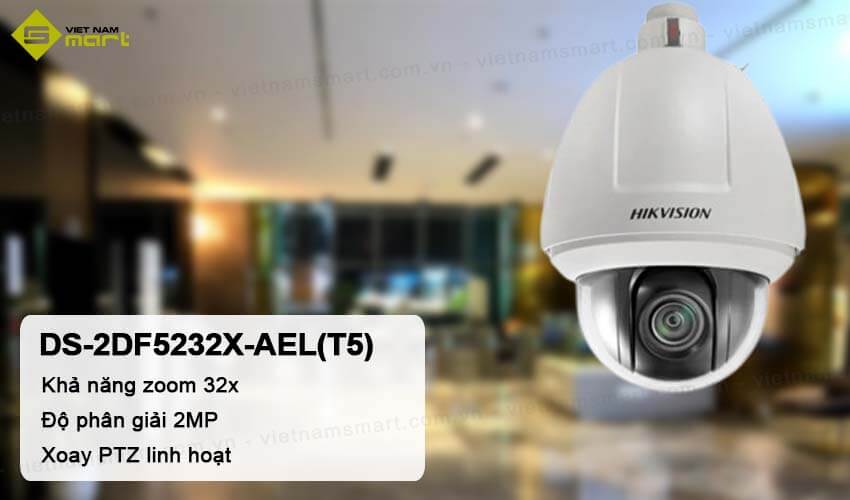 Camera PTZ DarkFighter 2MP Hikvision DS-2DF5232X-AEL(T5) zoom 32x