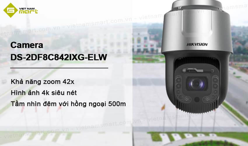 Camera DarkFighter 4K Hikvision DS-2DF8C842IXG-ELW zoom 42x Camera DarkFighter 4K Hikvision DS-2DF8C842IXG-ELW zoom 42x