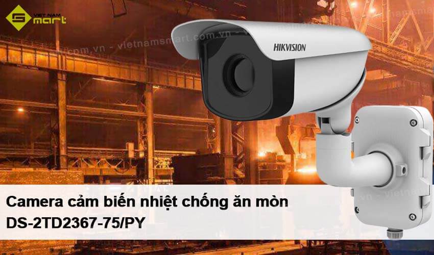 Camera cảm biến nhiệt chống ăn mòn Hikvision DS-2TD2367-75/PY