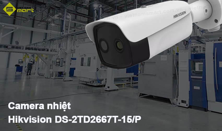 Camera mạng quang phổ nhiệt và quang học kép Hikvision DS-2TD2667T-15/P Camera mạng quang phổ nhiệt và quang học kép Hikvision DS-2TD2667T-15/P