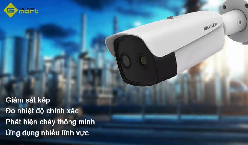 Camera mạng quang phổ nhiệt và quang học kép Hikvision DS-2TD2667T-15/P Ưu điểm nổi bật của camera DS-2TD2667T-15/P