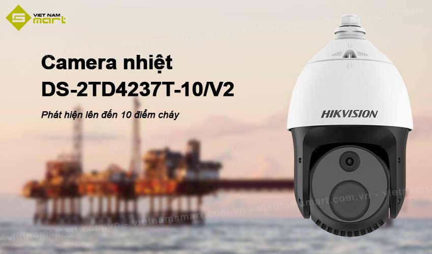 Camera đo nhiệt độ quang phổ kép nhiệt và quang học Hikvision DS-2TD4237T-10/V2