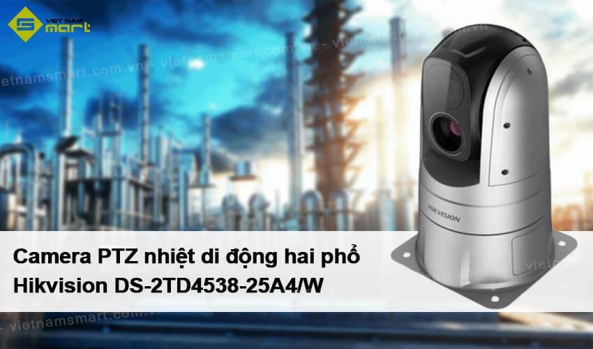 Camera PTZ nhiệt di động hai phổ Hikvision DS-2TD4538-25A4/W Camera PTZ nhiệt di động hai phổ Hikvision DS-2TD4538-25A4/W
