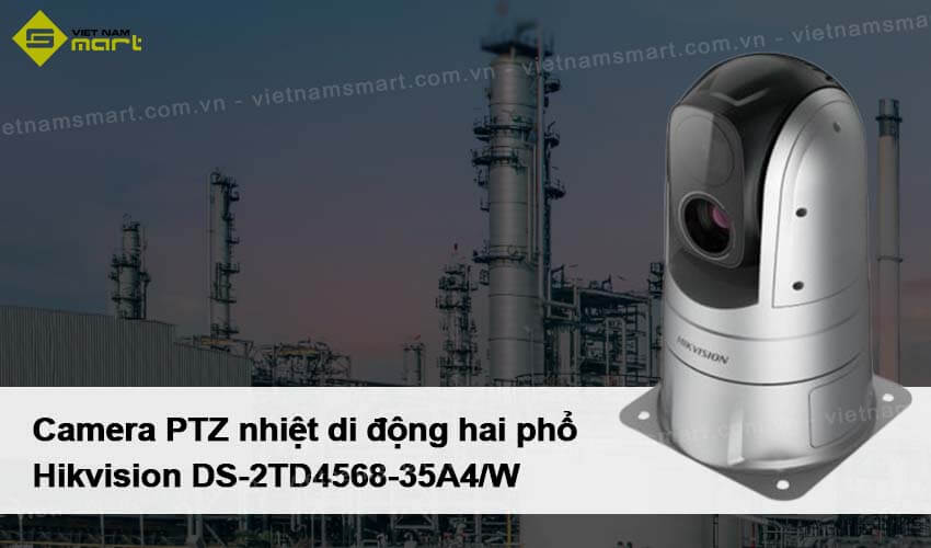 Camera PTZ nhiệt di động hai phổ Hikvision DS-2TD4568-35A4/W Camera PTZ nhiệt di động hai phổ Hikvision DS-2TD4568-35A4/W