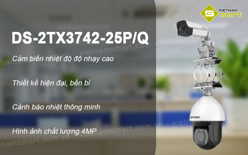 Camera PTZ cảnh báo nhiệt Hikvision DS-2TX3742-25P/Q Camera PTZ cảnh báo nhiệt Hikvision DS-2TX3742-25P/Q