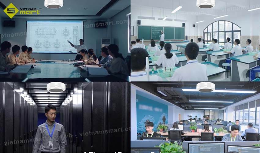 Camera cảm biến nhiệt đếm người Hikvision HM-TD1017-2/QW-HS121 Ứng dụng của camera HM-TD1017-2/QW-HS121