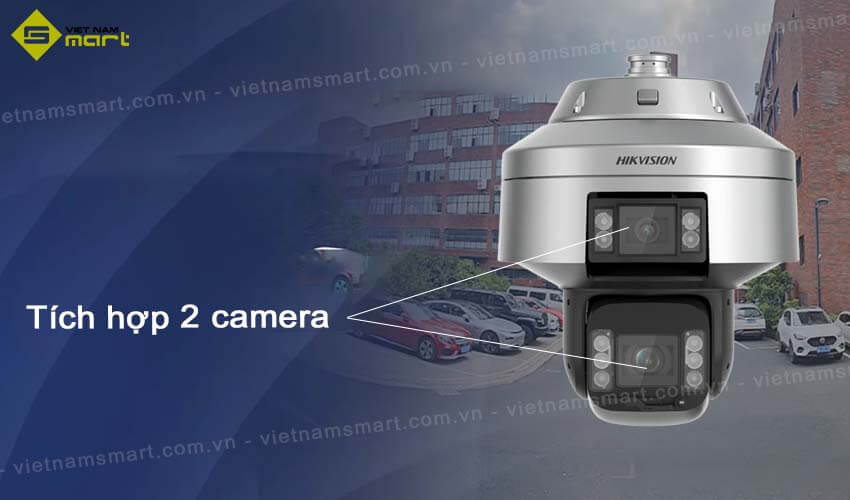 Camera IP Tandemvu PTZ Hikvision iDS-2SK7184MXS-D iDS-2SK7184MXS-D được tích hợp 2 camera