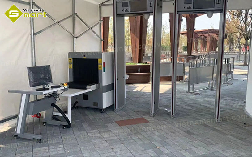 Cổng từ dò kim loại giúp mang lại niềm tin và tạo uy tín cho khách hàng